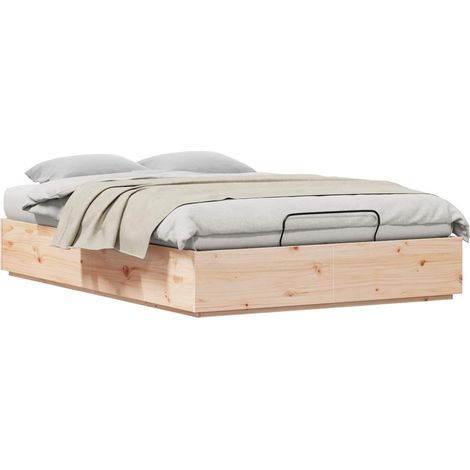 Maison Exclusive - Letto ottomano Naturale 120 x 190 cm Legno di pino massiccio