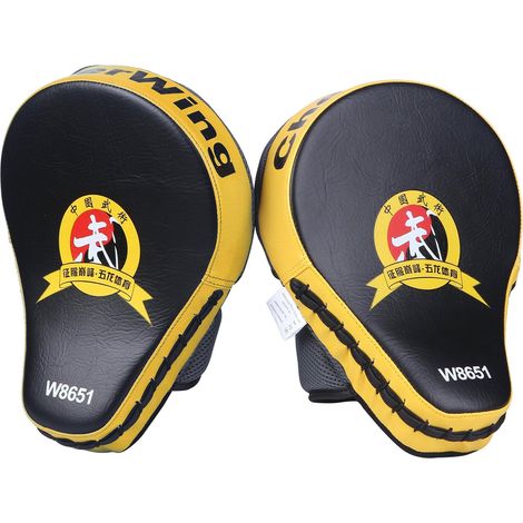 Gants de frappe de boxe et MMA, jaunes (1 paire)