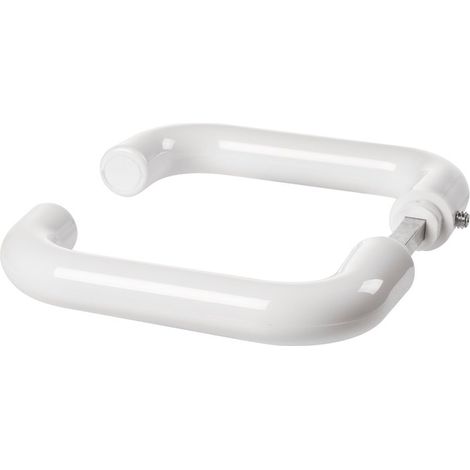 Béquille de porte double blanche - Carré 7 mm - Arcolor 232 - Vachette (1/5)