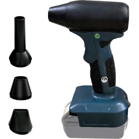 Ventilateur turbo jet - Souffleur de feuilles pour voiture - Pour batterie 18V - Souffleur portable - Souffleur d'air portable - Ventilateur à air réglable pour la neige et les feuilles (1/5)