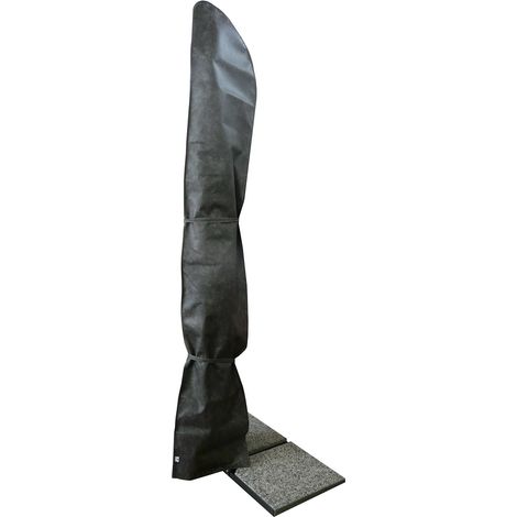 Custodia Fodera per Ombrellone da Giardino 260x49 cm in Mytex Impermeabile Taupe