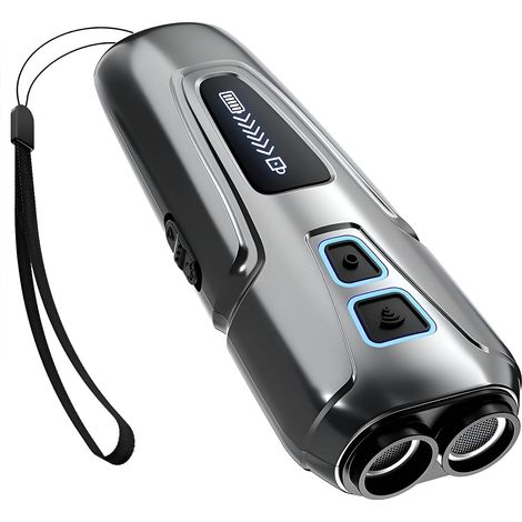 Dispositif portable de répulsif à ultrasons pour chiens avec fonction multifonctionnelle de dressage anti-bruit et anti-aboiements (1/5)