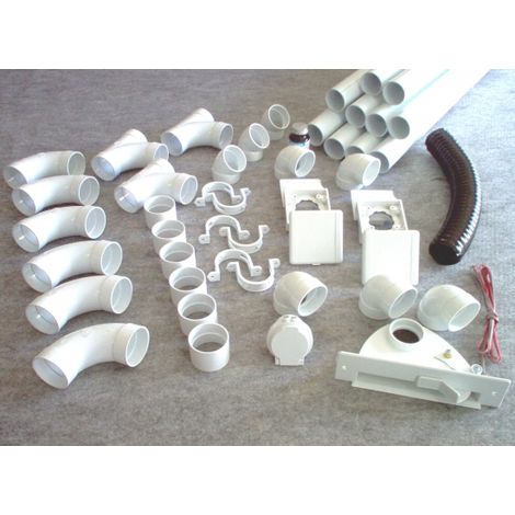 kit 2 prises + 1 kit prise garage + 1 kit ramasse miettes - couleur au choix - blanc