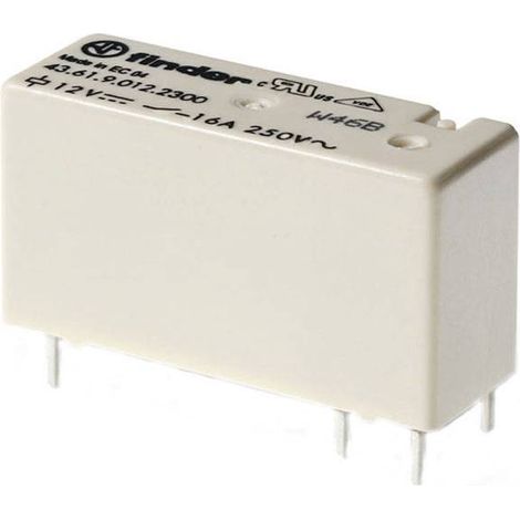 Finder 43.61.9.024.0300 Relais pour circuits imprimés 24 V/DC 16 A 1 NO (T) 1 pc(s)