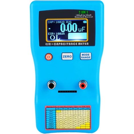 Testeur de condensateur ESR LCR Capacité Ohmmètre LCR-T7 LCR-TC1 GM328A Testeur de Transistor Multimètre Testeur électrique MOS/PNP/NPN(MEC-100) (1/5)