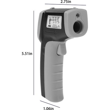 Pistolet thermique infrarouge GM320 sans contact pour usage industriel