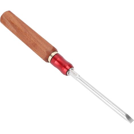 Embouts de tournevis à changement rapide, manche en bois antidérapant, fente 6 mm et 3 mm, PH2 et PH0, embouts cruciformes pour la maison et le travail du bois (1/5)