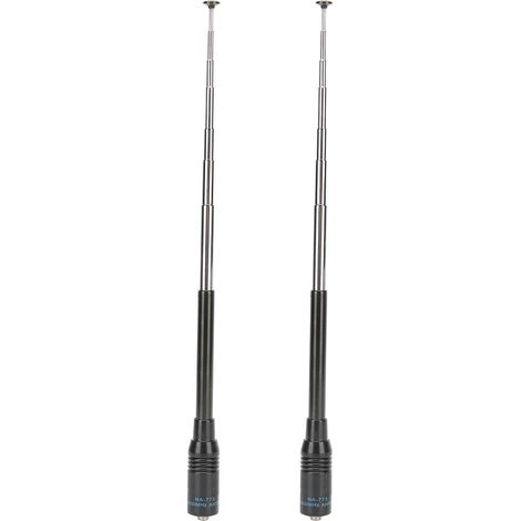 Antenne Télescopique Flexible SMAF Double Fréquence ABS de Haute Qualité NA773