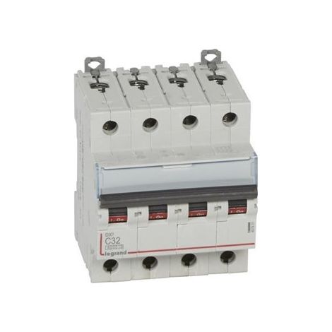 Disjoncteur DX3 6/10kA-C 4P 32A