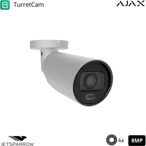 126279 - TVCC - BulletCam HLVF (8 Mp) - Farbe white - Ajax Videoüberwachung