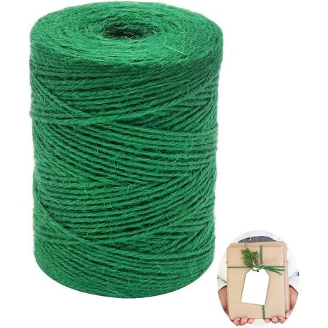 Fil de jardin 100 m - 3 mm - Pour jardin, tomates, vin, fleuriste, regroupement et artisanat (1/5)