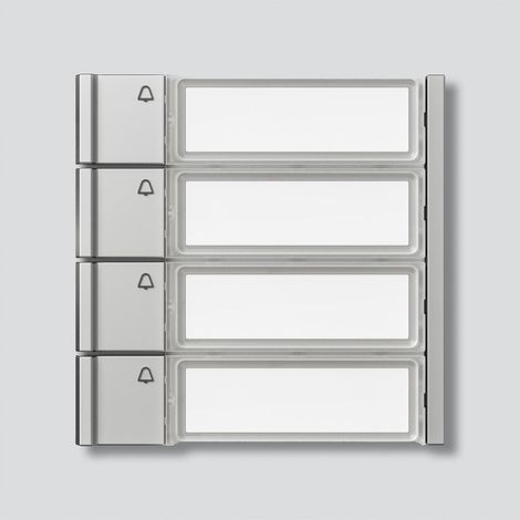 Siedle Ruftasten TM 700-4-0 SM Silber-Metallic