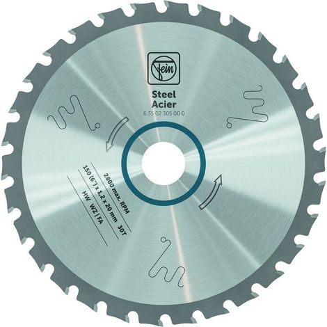 Fein Sägeblatt Stahl D=150mm für AHKS 18-57 (1/3)