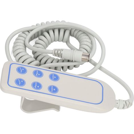 Télécommande de Lit Médical Électrique PVC IP66 Résistante à l'Usure Contrôle Manuel pour Fauteuil Releveur (8 Broches) (1/5)