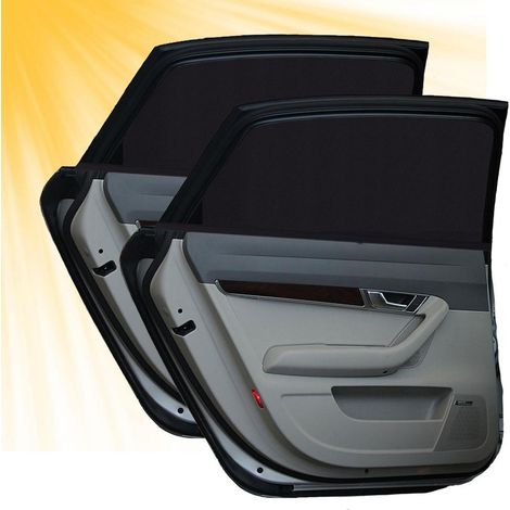 2er Set Auto Sonnenschutz mit UV-Schutz für Seitenfenster (1/5)