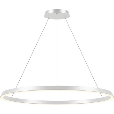 LEDS C4 Circular Luminaire encastré vers le bas, 120 cm, LED blanc domestique, 60 W, 2700 K, avec variateur Dali