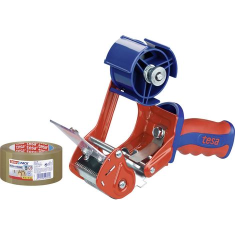 tesa Distributore di nastro da imballaggio COMFORT 6400 Rosso, Blu Larghezza rotolo (max.): 50 mm Lunghezza rotolo (max