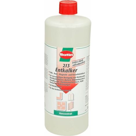 Détartrant 213 ultra puissant 1 litre sans acide chlorhydrique