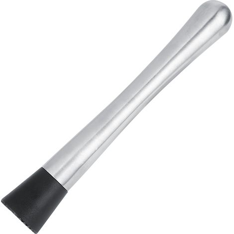 Ensemble d'ustensiles de bar en acier inoxydable : pilon à cocktail, toupie, cuillère double. (1/5)