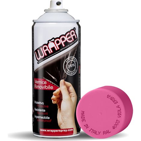 Wrapper, pellicola spray rimovibile, 400 ml - Viola Erika - Ral 4003