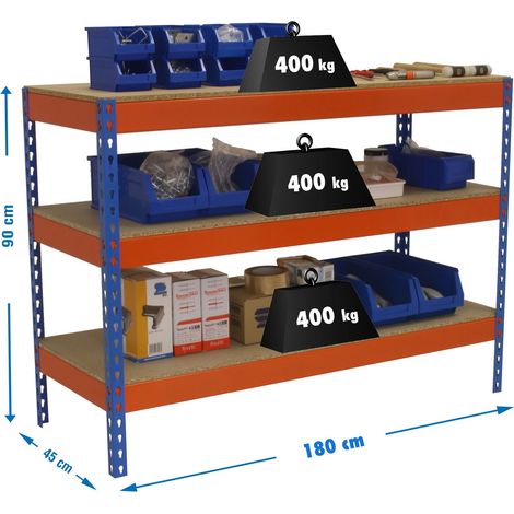 Mesa de Trabajo SIMONWORK Basic 3 901845-3 azul/naranja/madera (1/5)