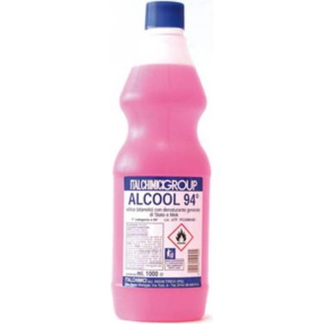 12 x ALCOOL DENATURATO 94 CERTIFICATO 1 L LA SOVRANA