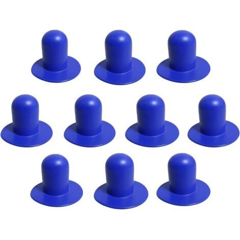 BUNTHAUS Lntyq 10 Pièces Bouchon Piscine,Bleu Bouchon de Piscine,Bouchon de Trou Crépine Pompe Filtre,Piscine Hors Sol Caoutchouc Hors Vidange Accessoire pour Compatible avec Intex et Bestway Spa Pisc