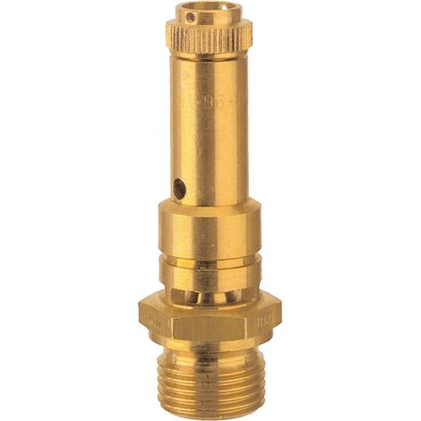 Riegler Sicherheitsventil DN 8, Messing, G 1/4, Ansprechdruck 0,3 bar (1/3)