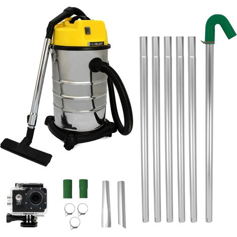 30L Wet & Dry Vacuum, Gutter Vacuum Poles & Camera (1/5)