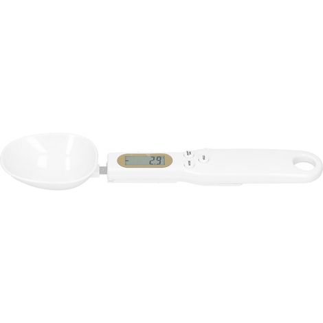 Balance blanc NS-S3 cuillère doseuse 0,1g à 500g, précision fine, avec piles incluses, pour pesée alimentaire ou poudre, accessoire cuisine pratique.