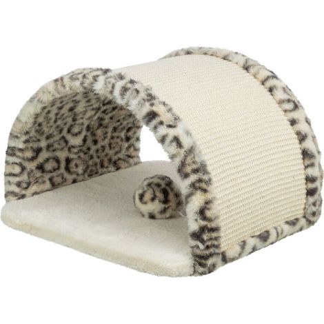 Grattatoio per gatti - TRIXIE - Leo - Beige - Peluche in poliestere - Juta (1/5)
