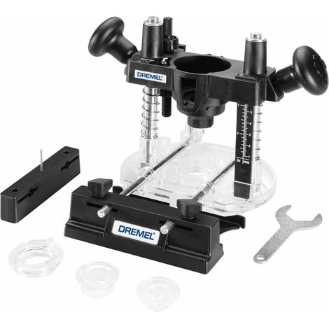 Dremel 335-01 - Utensile rotante per fresa ad immersione, compatto e leggero per progetti di instradamento leggeri, perfetto per lavori di lavorazione del legno e intarsio (1/5)