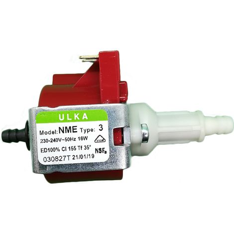 Micropompa ulka nme3 16w 2.7bar 175cc/mi per Ferri da Stiro