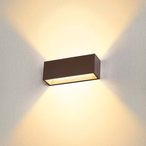 [NEUWERTIG] B-Ware SLV Sitra LED-Außenwandleuchte Wandleuchte Gartenleuchte Lampe up/down 30cm rost (1/2)