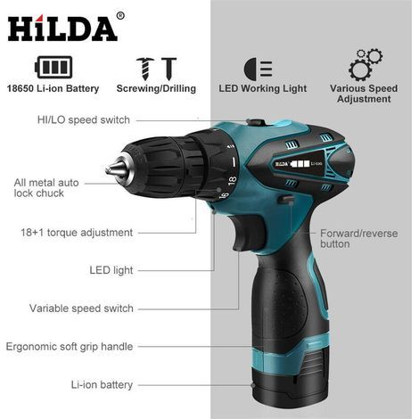 Mini-perceuse électrique sans fil – (1/5)