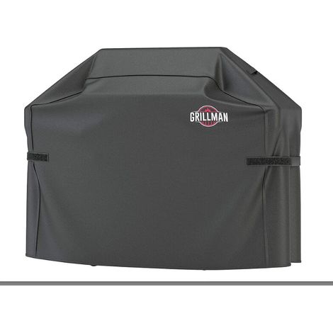 Housse pour barbecue de qualité premium de (58 pouces/144 cm), Housse résistante pour barbecue à gaz etc. Résistante aux UV, à l'eau et aux déchirures-le noir· (1/4)