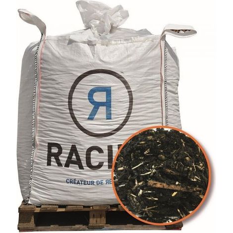 Racine – Paillage organique 100% naturel pour potager – Big bag 500 litres – Rétention d'humidité et suppression des mauvaises herbes