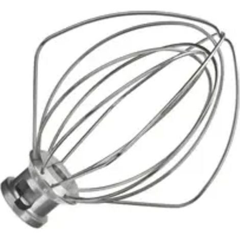 Batteur KitchenAid K45WW de 4,5 à 5 pintes avec boule de battage et accessoires pour mélangeur à poudre (1/4)