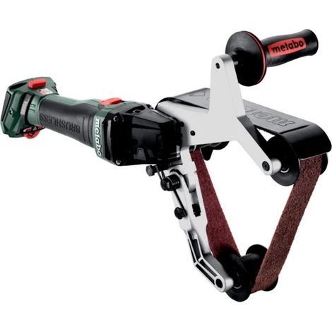 METABO Ponceuse à tubes Inox 18 V RBVB 18 LTX BL 180 - Coffret metaBOX - sans batterie