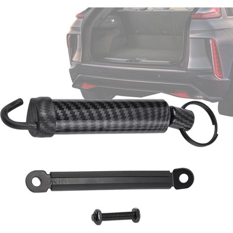 Molla di sollevamento per bagagliaio auto, molla di sollevamento per cofano bagagliaio auto, dispositivo di sollevamento automatico regolabile in fibra di carbonio, accessorio di apertura ausiliario (1/5)