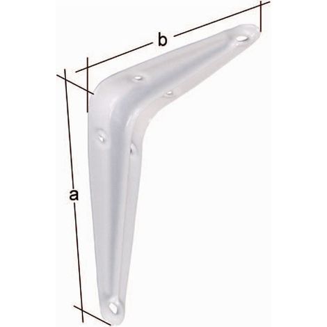 Console L.200mm H.250mm STA laqué blanc.Trgf.114kg GAH (Par 20)