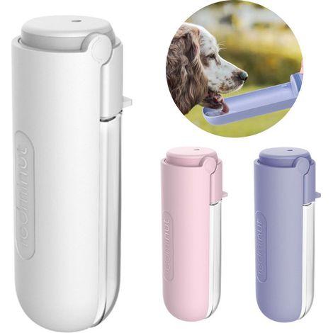 Bouteille d'eau pour chien avec fontaine à eau pour animaux de compagnie de 420 ml