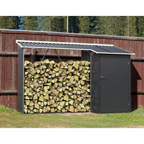 Duramax Kaminholzregal mit Aufbewahrungsschrank Kaminholzregal (1/2)