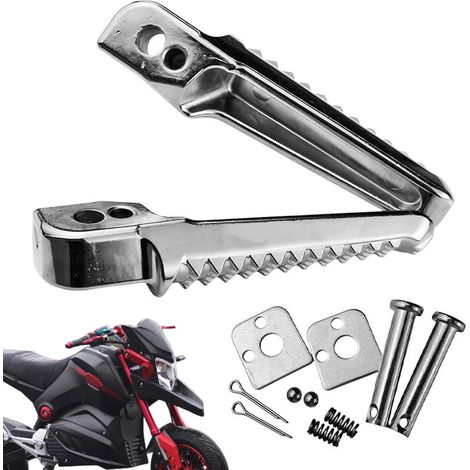 Universelle, rutschfeste Motorradfußrasten aus Aluminium Soziusfußrasten für Straßen- und Sportmotorräder, Outdoor-Abenteuer, Trainingsfahrten und Wettbewerbe (1/5)