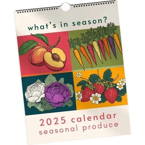 Calendrier 2025 des produits de saison Fruits et légumes (1/5)