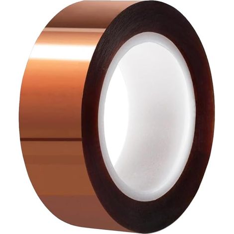 Cinta adhesiva de papel tisú de alta temperatura, de 30 mm (ancho) x 33 m (largo), utilizada por profesionales de placas de circuitos impresos para proteger el procesador y la superficie de trabajo de (1/4)