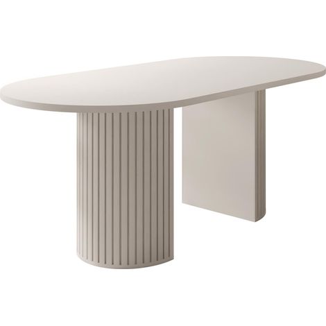 Mesa Comfivo Ulma, Beige, 75x90x185cm, Aglomerado laminado, MDF, Aglomerado laminado