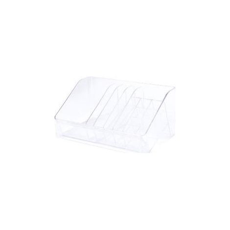 Elegante astuccio trasparente per cosmetici