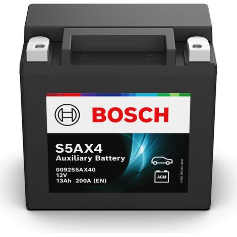 Batterie de démarrage BOSCH S5AX4 - Ce produit de marque  est neuf.