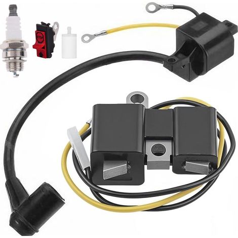 Zündspulenmodul-Kit für Husqvarna 61, 66, 162, 166, 266, 266XP, 266SE Kettensägen und Jonsered 630, 670 Kettensägen. Ersetzt die Teilenummern 501516201, 501517201, 501546201 und 501617201. (1/5)